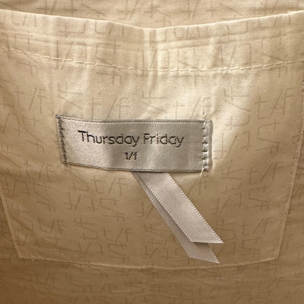 THURSDAY FRIDAY Canvas‎ Tote Bag  Royal Blue Faux Designer Bag Print Large Size - Picture 3 of 16